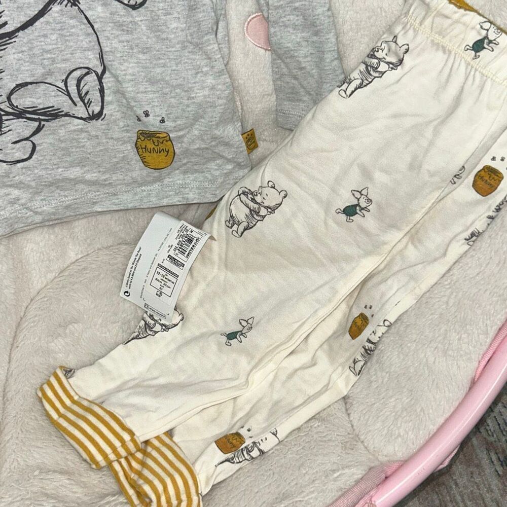 Marks & Spencer Winnie the Pooh pant set 12/18 - Picture 2 of 3